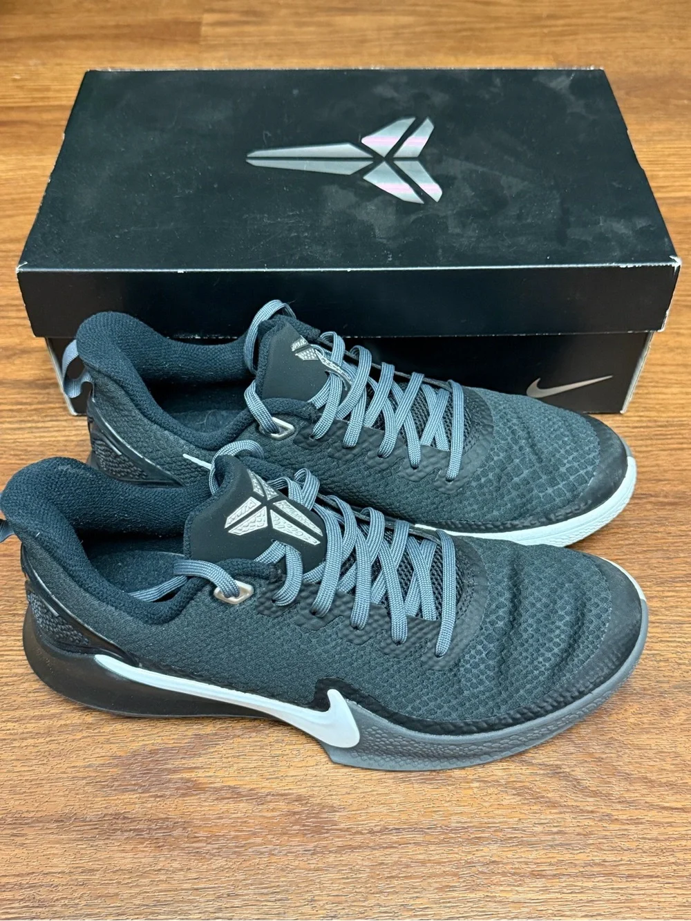 Nike Kobe Mamba Focus TB AT1214-001 Black White Dark Grey Men’s 8 OG Box